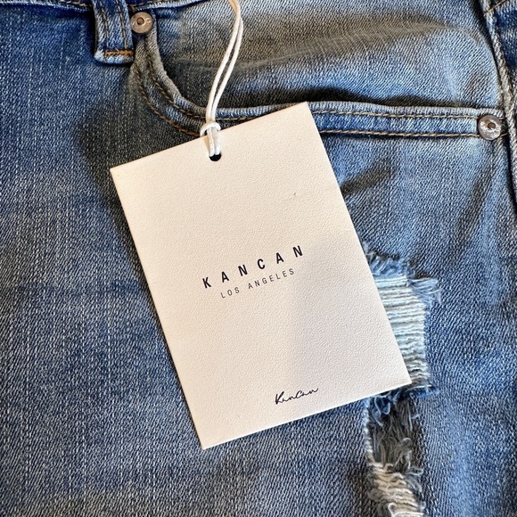 KanCan Mid Rise Distressed Ankle Skinny Jeans Plus Size 3XL - Picture 4 of 13